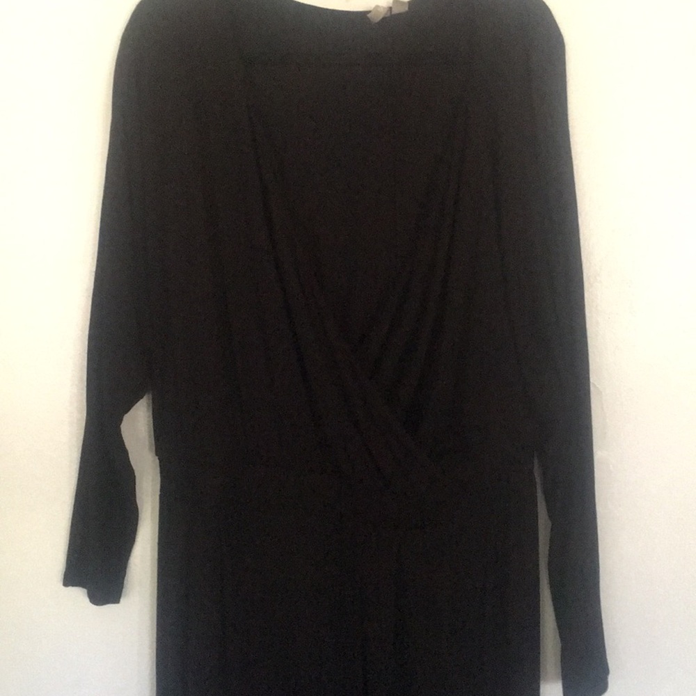 ASOS Black wrap jumpsuit